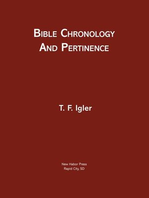 cover image of Bible Chronology and Pertinence